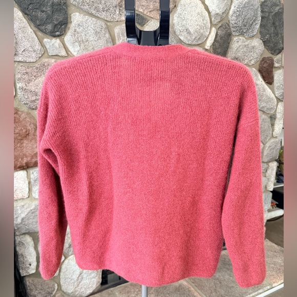 Sézane Willy jumper rosewood pink size S - Picture 2 of 5